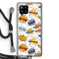 Pow Smack: Samsung Galaxy A42 5G Transparant Hoesje met koord
