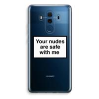 Safe with me: Huawei Mate 10 Pro Transparant Hoesje
