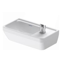 Fontein Duravit D-Neo Inbouw Met Kraanvlak 1 Kraangat 40 cm Hoogglans Wit