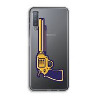 Pew Pew Pew: Samsung Galaxy A7 (2018) Transparant Hoesje