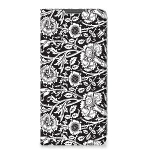 Xiaomi Redmi Note 11 Pro Smart Cover Black Flowers