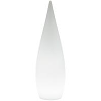 LED Tuin Vloerlamp 3W - Warm Wit 3000K - RGBW - Dimbaar - Ovaal - Mat Wit