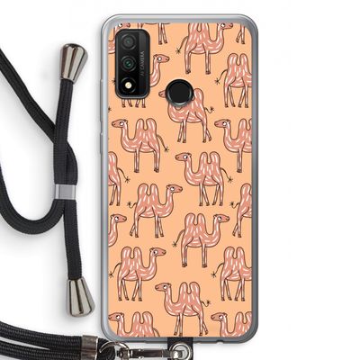 Kameel: Huawei P Smart (2020) Transparant Hoesje met koord