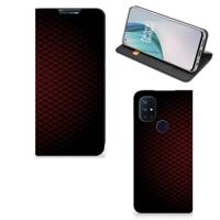 OnePlus Nord N10 5G | Hoesje met Magneet | Geruit Rood