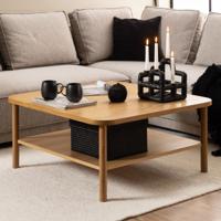 Bendt Salontafel 'Jazzmen' Eiken, 90 x 90cm