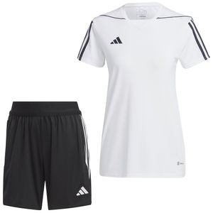 adidas Tiro 23 League Trainingsset Dames Wit Zwart