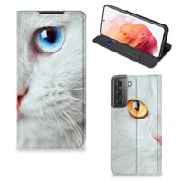 Samsung Galaxy S21 | Hoesje maken | Witte Kat Samsung Galaxy S21 | Hoesje maken | Witte Kat