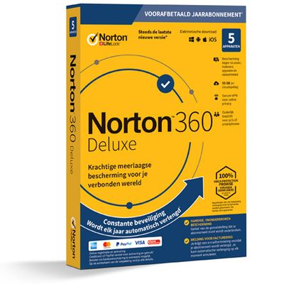 Norton 360 Deluxe 50GB, 5 devices *DOWNLOAD*