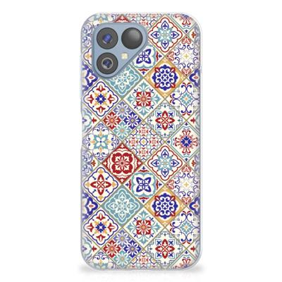 Fairphone 5 | TPU | Siliconen hoesje | Tiles Color