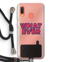 Whatever: Samsung Galaxy A20e Transparant Hoesje met koord