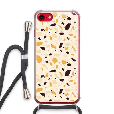 Terrazzo N°13: iPhone SE 2020 Transparant Hoesje met koord