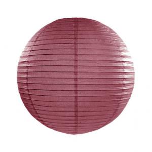 Luxe bol feest lampion - bordeaux rood - dia 35 cm - papier