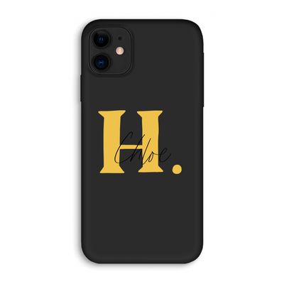 Amber Script: iPhone 11 Biologisch afbreekbaar hoesje