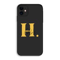 Amber Script: iPhone 11 Biologisch afbreekbaar hoesje