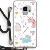 Fantasiewereld: Samsung Galaxy S9 Transparant Hoesje met koord Fantasiewereld: Samsung Galaxy S9 Transparant Hoesje met koord