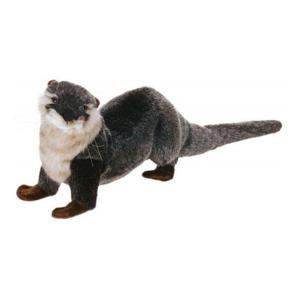 Hansa pluche otter knuffel - 24 cm - luxe kwaliteit - levensecht