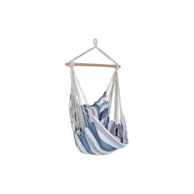 Hangmat DKD Home Decor Strepen Blauw Wit (100 x 60 x 135 cm)