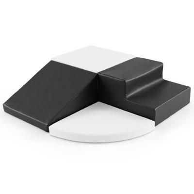 4-delige Klimset Voor Peuters Zachte Klimblokken Wit