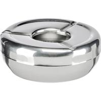 Asbak - RVS - rond - 12 cm - roestvrij staal - terrasasbak - buitenasbak