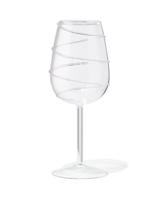HEMA Wijnglas spiraal roze