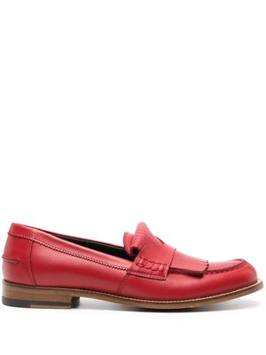 Scarosso mocassins Bridget en cuir - Rouge