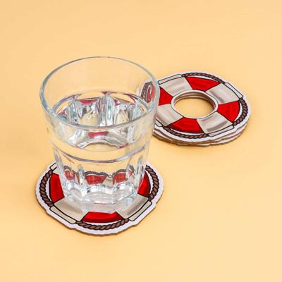 Reddingsboei onderzetters (set van 4) Reddingsboei onderzetters (set van 4)