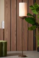 Light & Living VloerlampDania donkere hout print - 1738152