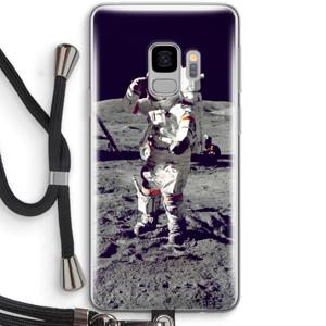 Spaceman: Samsung Galaxy S9 Transparant Hoesje met koord