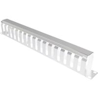 VALUE 19 Frontplaat 1 HE met rangeerkanaal 40 x 60 mm, grijs
