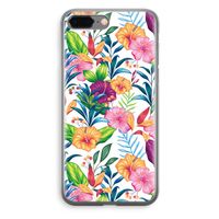 Tropisch 2: iPhone 8 Plus Transparant Hoesje
