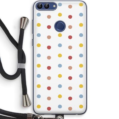 Bollen: Huawei P Smart (2018) Transparant Hoesje met koord