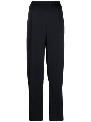 Vince pantalon droit à taille élastiquée - Noir