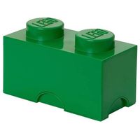 Lego - Opbergbox Brick 2 - Polypropyleen - Groen - thumbnail