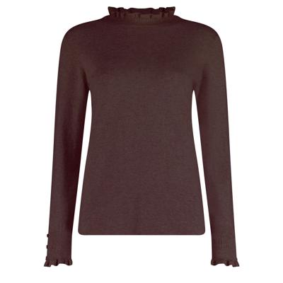 Damestrui Mock Neck Coffee Mel