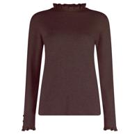 Damestrui Mock Neck Coffee Mel
