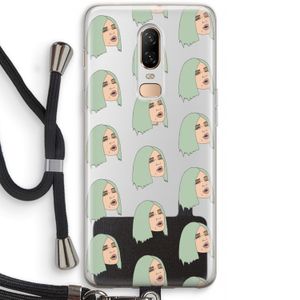 King Kylie: OnePlus 6 Transparant Hoesje met koord