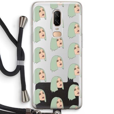King Kylie: OnePlus 6 Transparant Hoesje met koord