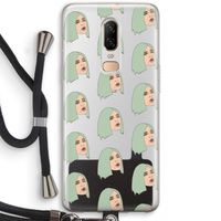 King Kylie: OnePlus 6 Transparant Hoesje met koord