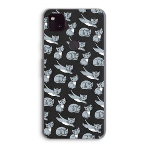 Poezen: Google Pixel 4a 5G Transparant Hoesje