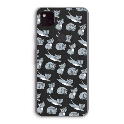 Poezen: Google Pixel 4a 5G Transparant Hoesje