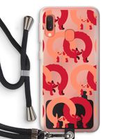 Dogs: Samsung Galaxy A20e Transparant Hoesje met koord
