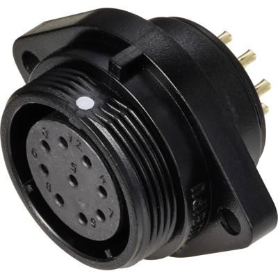 Weipu SP2113 / S 9 Ronde connector Bus, inbouw Totaal aantal polen: 9 Serie (ronde connectoren): SP21 1 stuk(s)