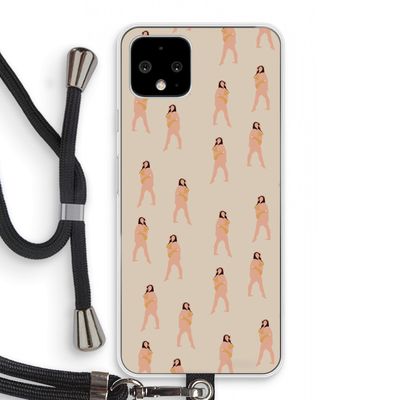 You're so golden: Pixel 4 Transparant Hoesje met koord