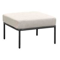 Voetenbank Paris - beige - 29x65x65 cm