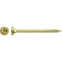 Fischer 551086 Spaanplaatschroef 3.5 mm 25 mm Kruiskop Pozidriv Galvanisch verzinkt 1000 stuk(s)
