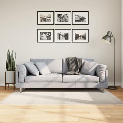 VidaXL Vloerkleed iza laagpolig scandinavisch 120x170 cm crèmekleurig