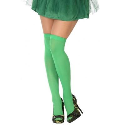 Carnaval verkleed kousen voor dames - Groen - Panty sokken - 40 denier