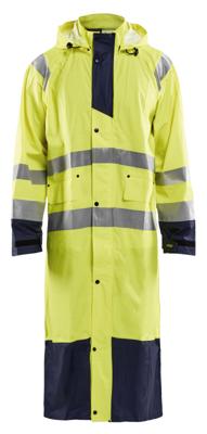 Blåkläder Regenjas High-Vis LEVEL 1 43252000 | High-Vis Geel/Marineblauw | Maat XS - 7330509571309