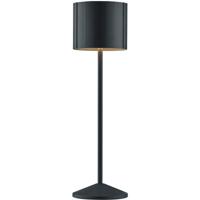 LED Tafellamp - Musterring Marisa - 1 Lichtpunt van 3 Watt - Dimbaar - Aanpasbare Lichtkleur - Hoogte Aanpasbaar - Geheugenfunctie - Nachtlamp - Afstandsbediening - Mat Zwart - Metaal