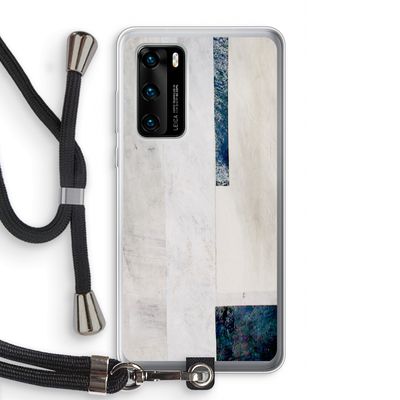 Meet you there: Huawei P40 Transparant Hoesje met koord